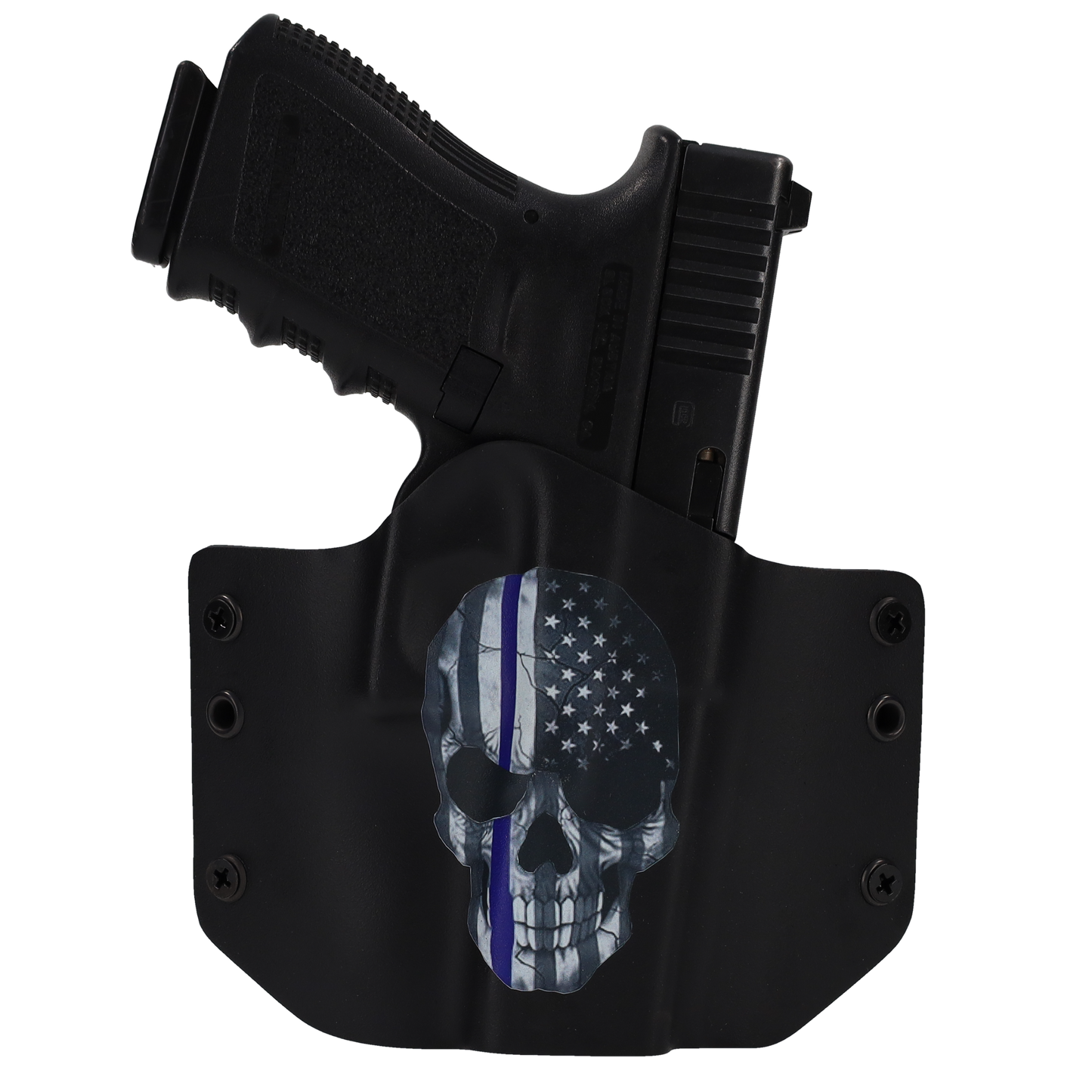 OWB - Blue Line Skull