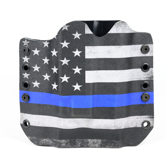 OWB Light Bearing Holster - USA Blue Line