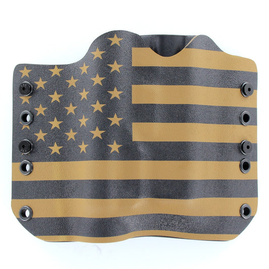 OWB Light Bearing Holster - Matte - USA Coyote & Black