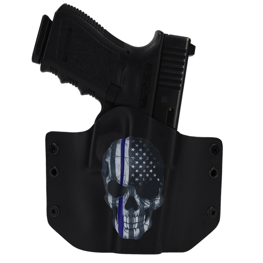 OWB - Blue Line Skull