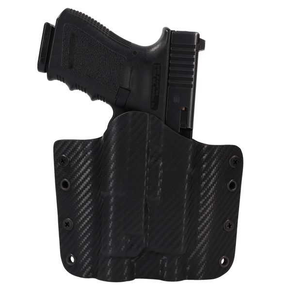 OWB Light Bearing Holster - Black Carbon Fiber