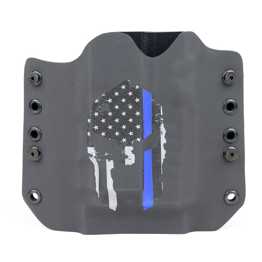 OWB Light Bearing Holster - Spartan Blue Line