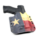 OWB Light Bearing Holster - Texas Flag