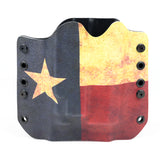 OWB Light Bearing Holster - Texas Flag