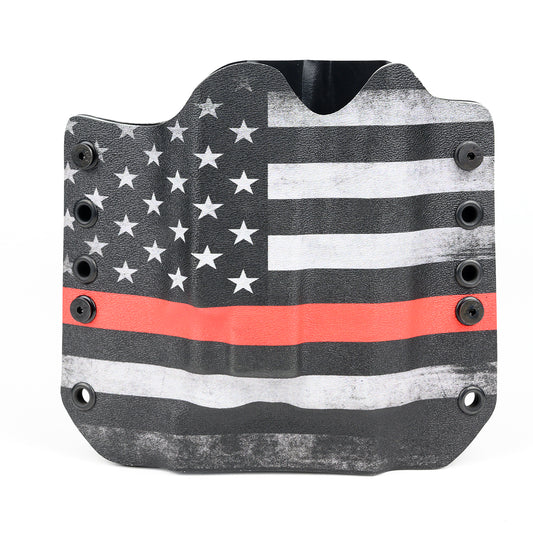 OWB Light Bearing Holster - USA Thin Red Line