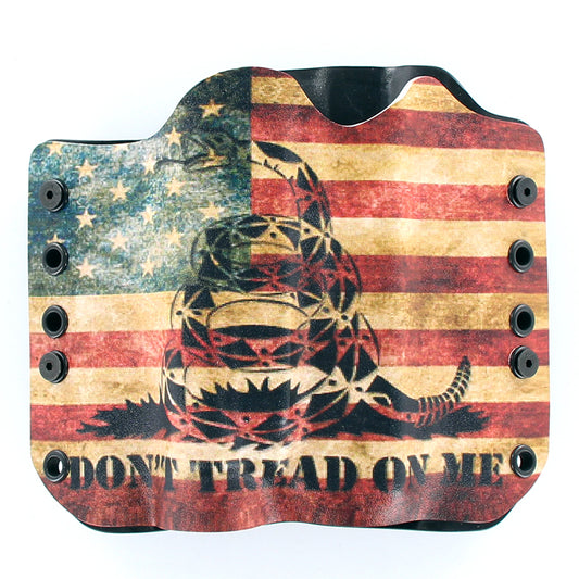 OWB Light Bearing Holster - Don't Tread Snake Flag