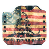 OWB Light Bearing Holster - Don't Tread Snake Flag