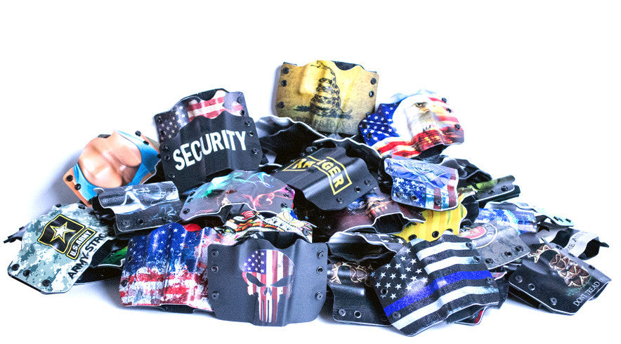 Pile of Colorful Outside the Waistband Holsters